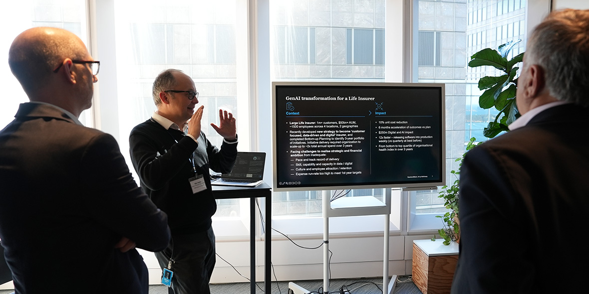 Nic Hohn, Distinguished Data Scientist, QuantumBlack, AI by McKinsey shares his insights at Beyond PoC event