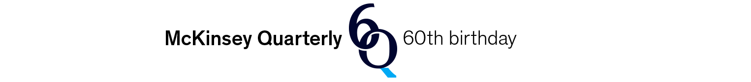 McKinsey Quarterly 60th birthday