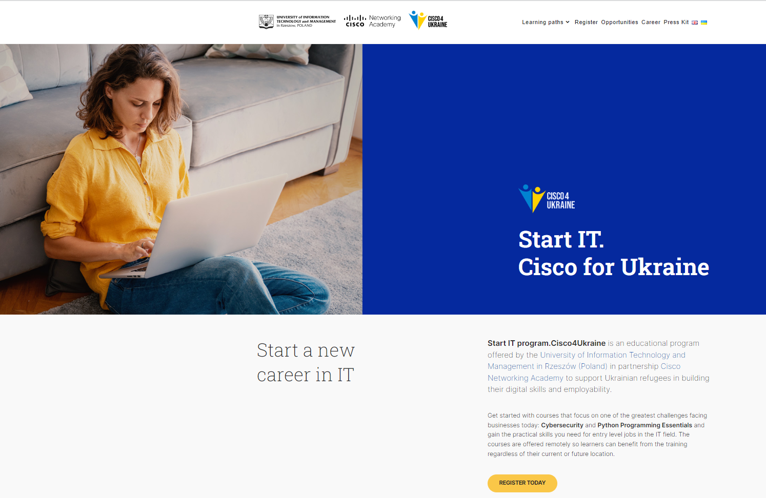 CISCO for Ukraine - screenshot