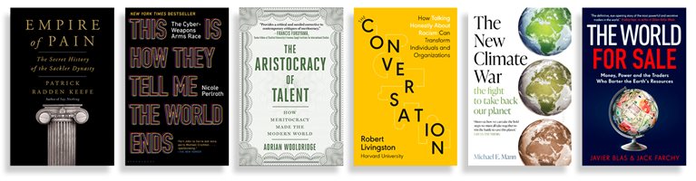 The 2021 FT Shortlist Books