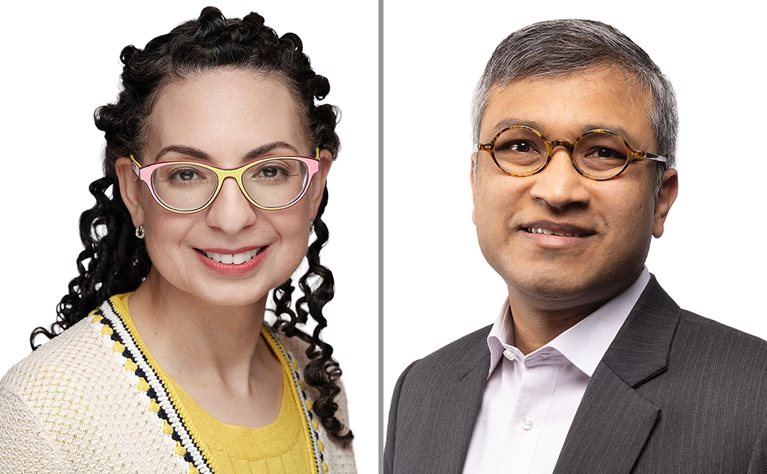 Generation CEO Mona Mourshed (l); McKinsey senior partner and chair of Generation India board Rajat Gupta (r)